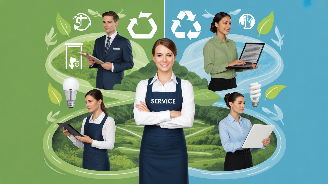 Operare in modo sostenibile: efficienza ambientale nei servizi