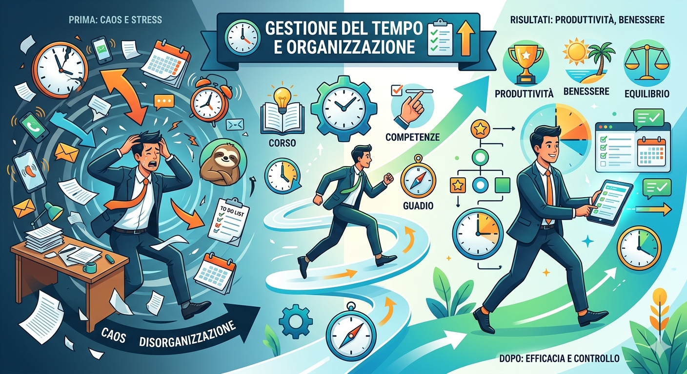 Gestione del tempo e organizzazione delle attività quotidiane