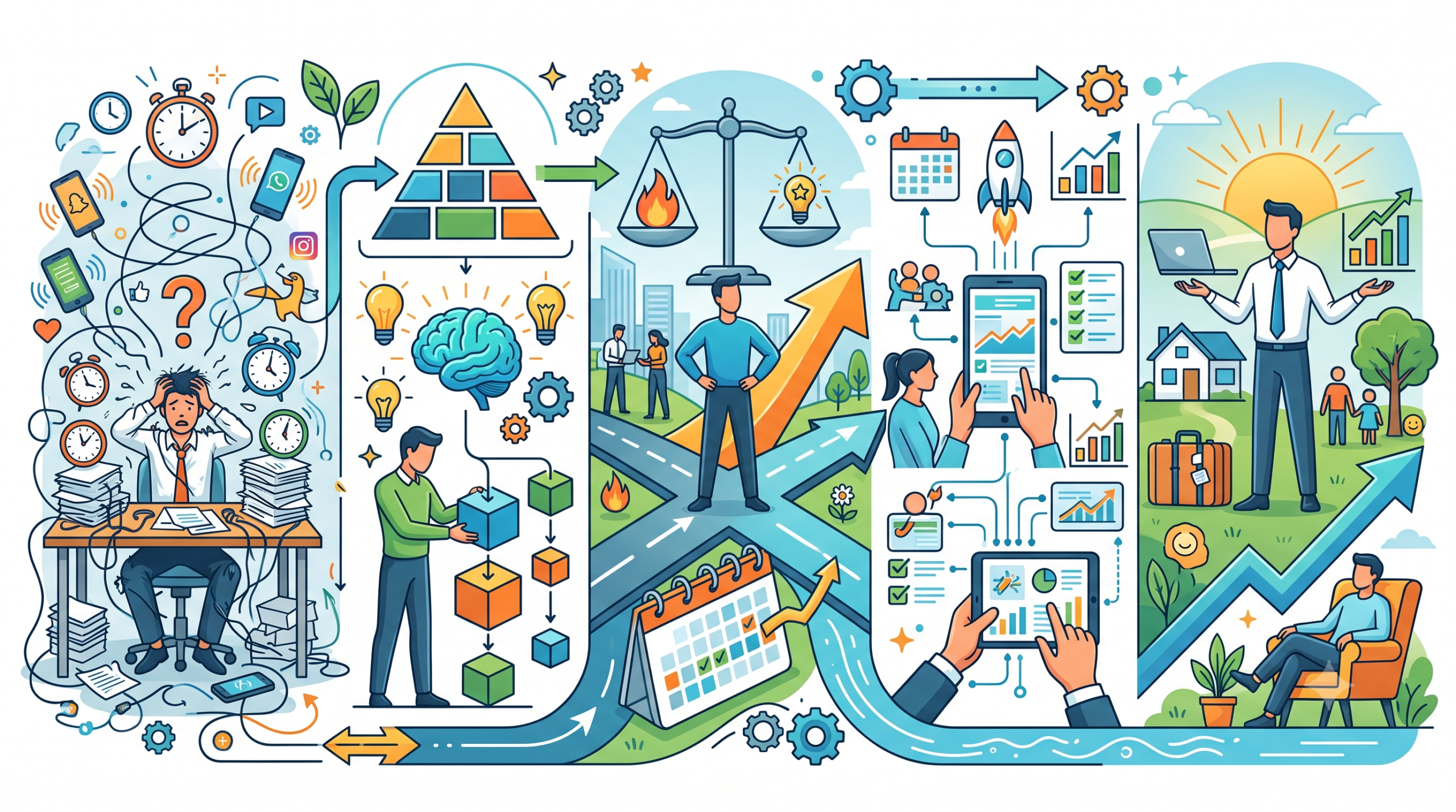Gestione del tempo e organizzazione delle attività quotidiane